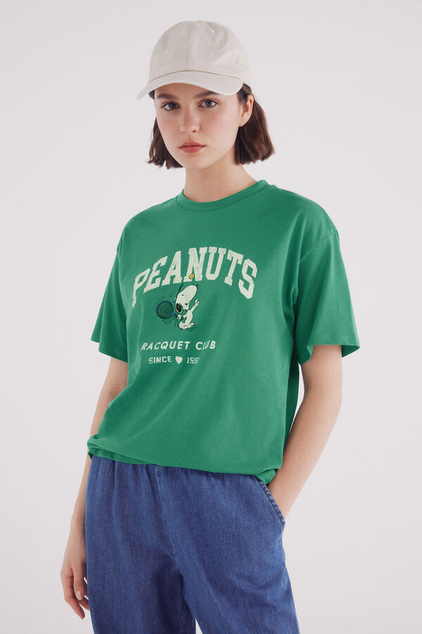 Springfield Camiseta Snoopy Peanuts verde