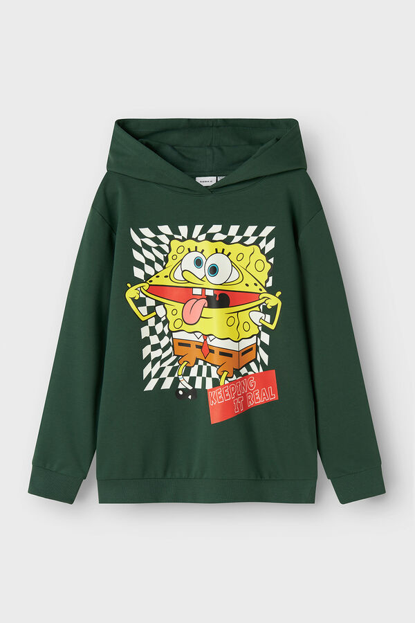 Name it Sweatshirt do Bob Capuz Cal&ccedil;a Quadrada verde