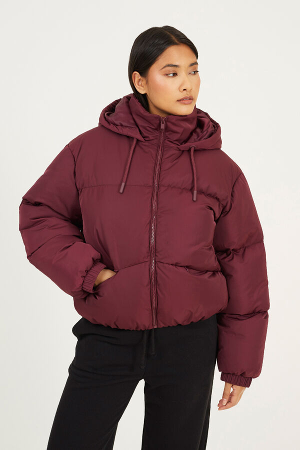 Brave Soul Casaco acolchoada oversized  estampado