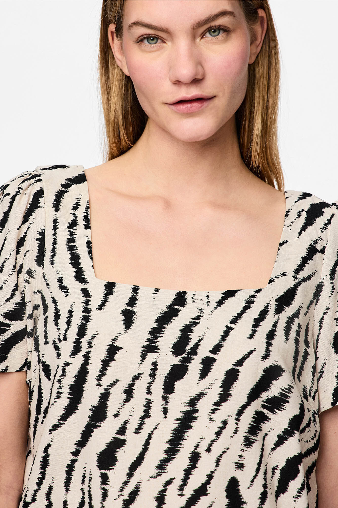 Pieces Blusa estampagem animal