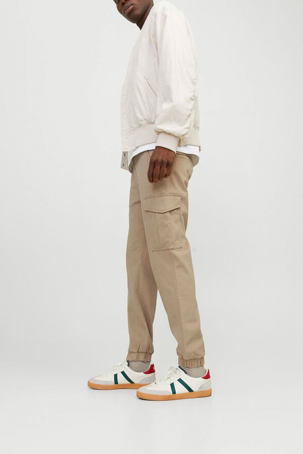 Jack & Jones Pantal&oacute;n slim fit cargo gris