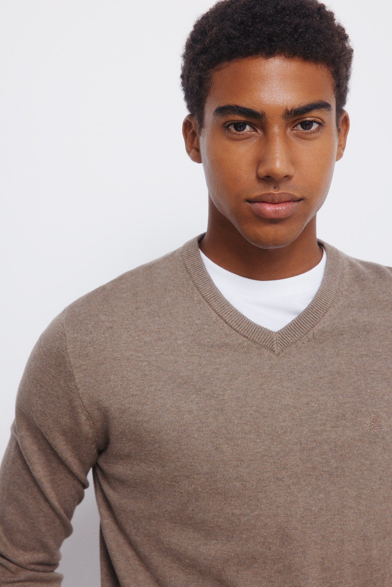 Springfield Camisola b&aacute;sico com gola em V