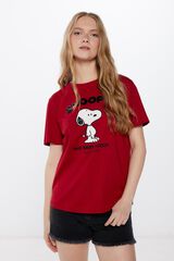 Springfield Camiseta Snoopy Lentejuelas estampado