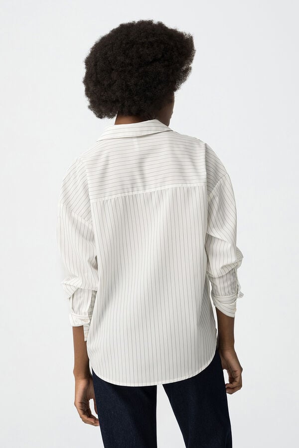 Tiffosi Camisa Riscas branco