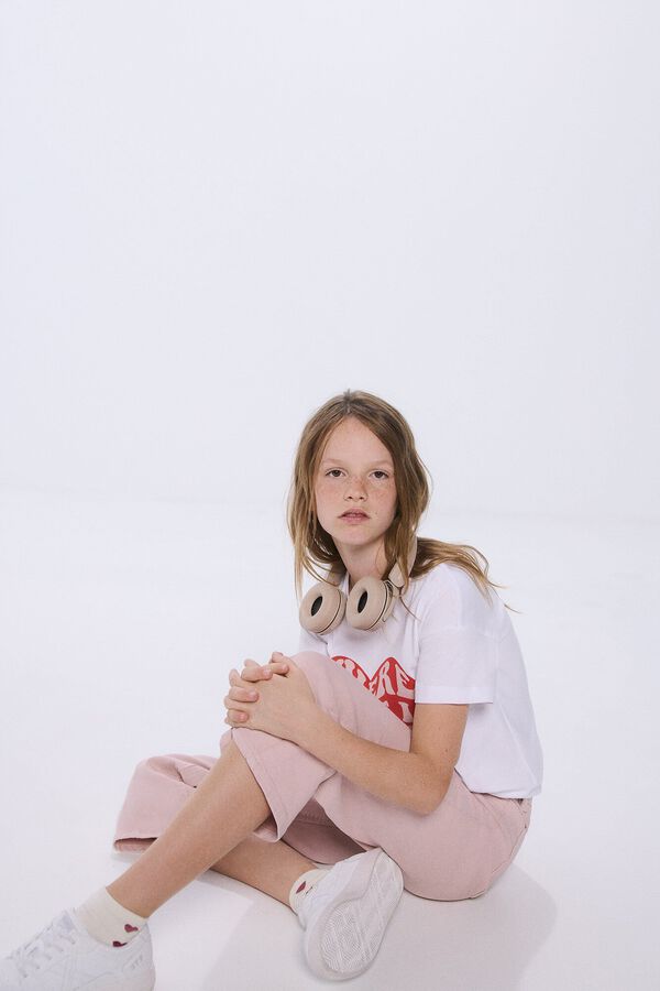 Springfield Kids Cal&ccedil;a culote de menina rosa