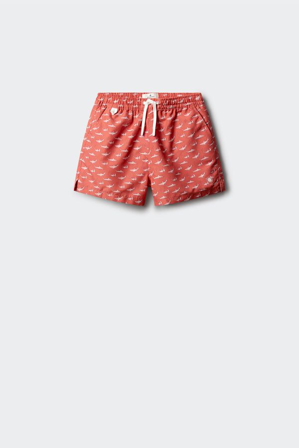 Springfield Kids Fato de banho Tubar&otilde;es menino vermelho