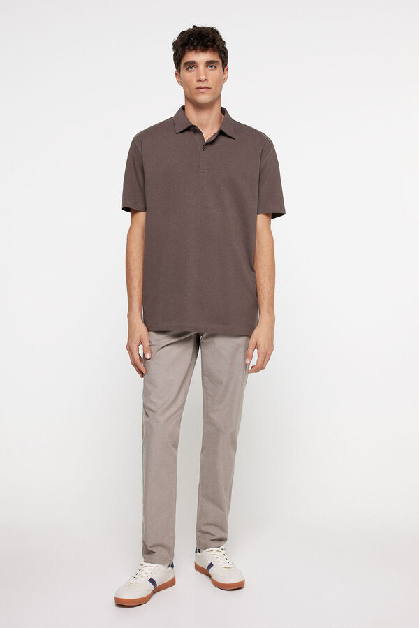 Springfield Polo piqu&eacute; estructura relax nude