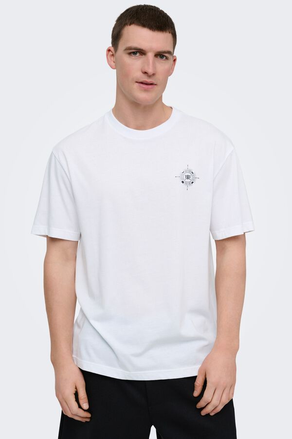 Only & Sons Pack 2 camisetas Jap&oacute;n negro