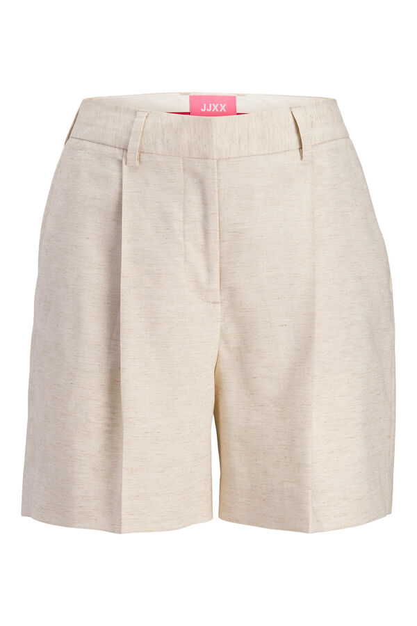 Jack & Jones Cal&ccedil;&otilde;es chino cintura alta bege