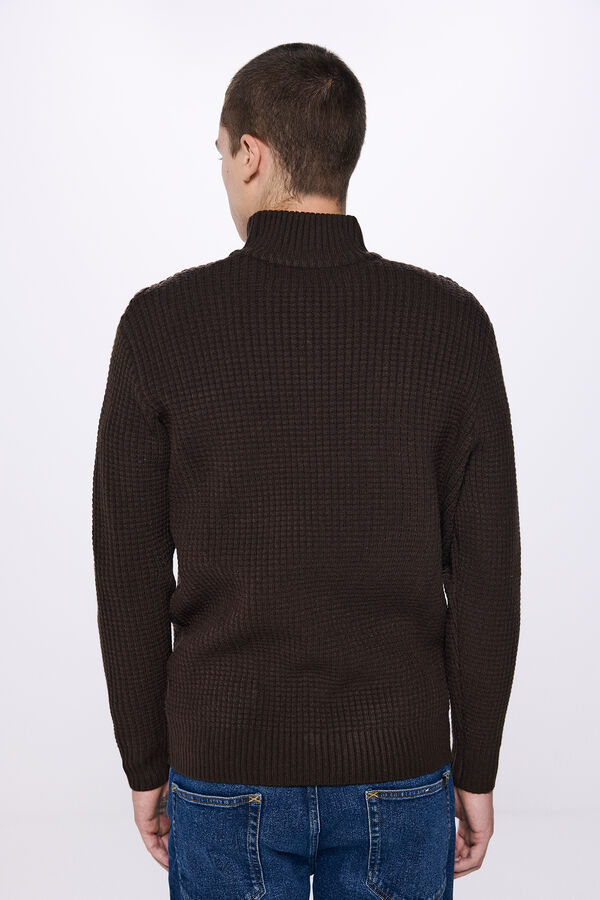 Springfield Jersey cuello camionero estructura estampado
