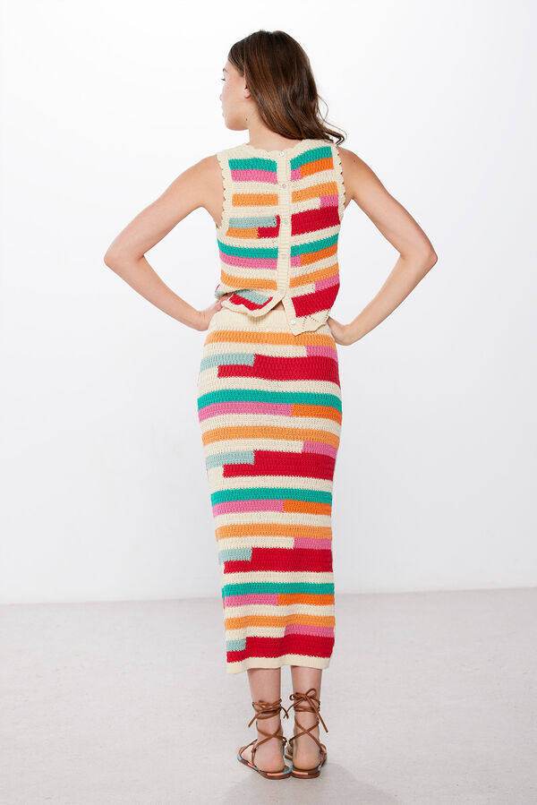 High Spirits Falda Eden blanco