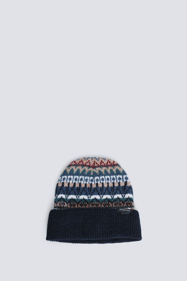 Springfield bon&eacute; jacquard azul