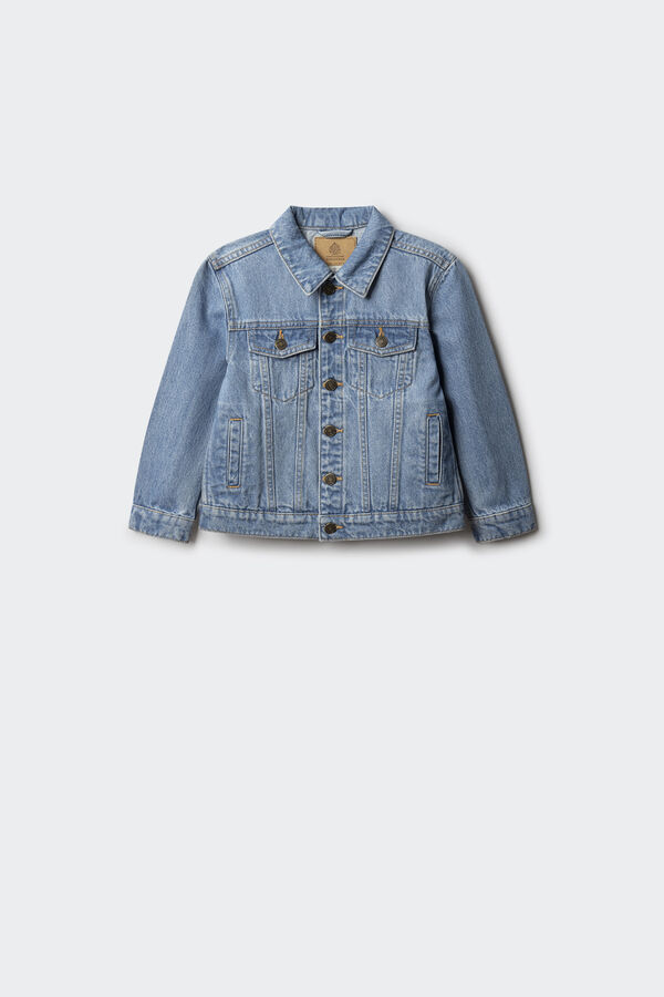 Springfield Kids Cazadora denim ni&ntilde;o azul