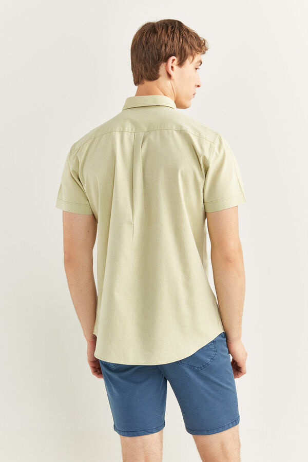 Springfield Camisa pinpoint verde