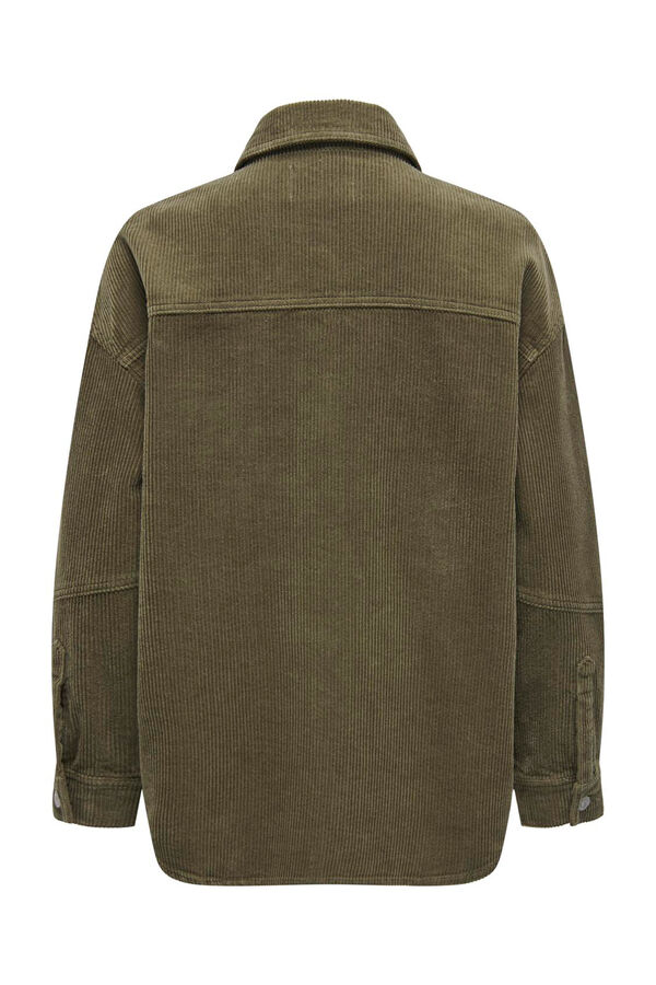 Only Sobrecamisa de pana gris