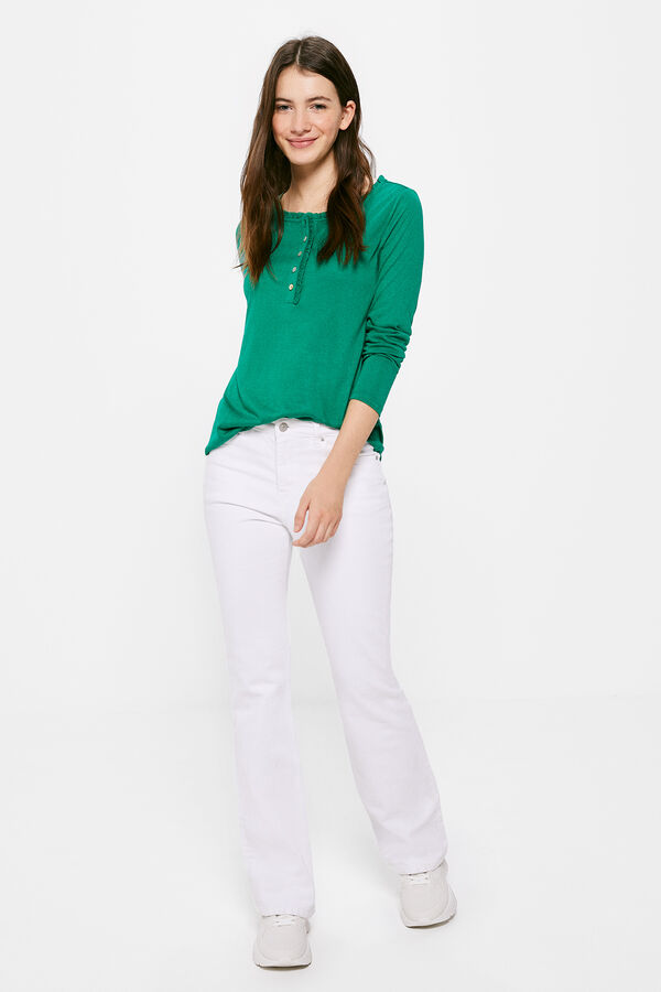 Springfield T-shirt Padeira Folhos verde