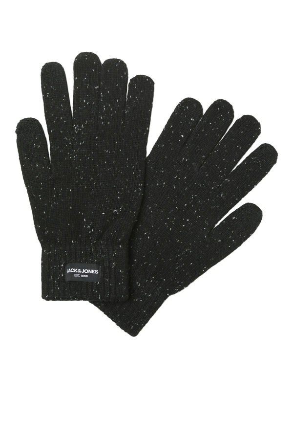Jack & Jones Luvas de malha preto