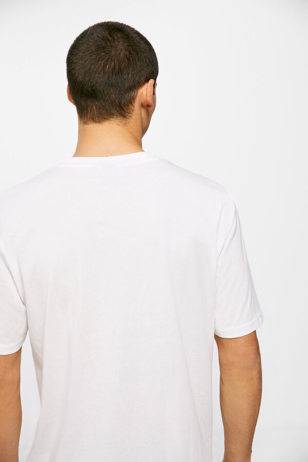 Springfield Camiseta burning marfil