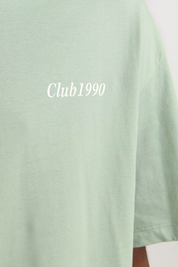 Jack & Jones Camiseta back print verde