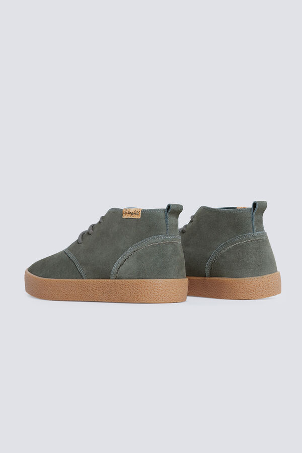 Springfield Bot&iacute;n piel serraje soft gris