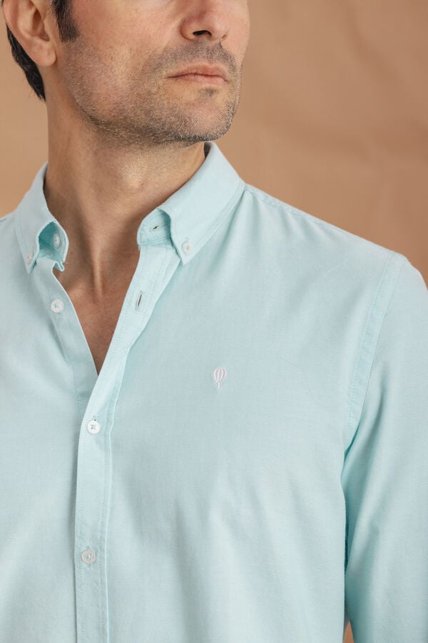 Celopman Camisa Oxford beige