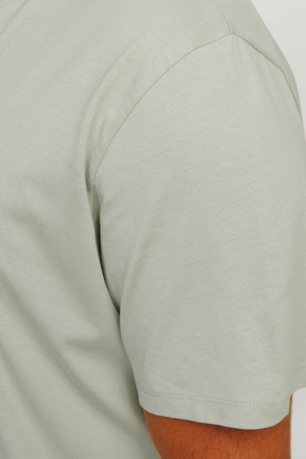 Jack & Jones PLUS T-shirt standard fit Zion Plus verde