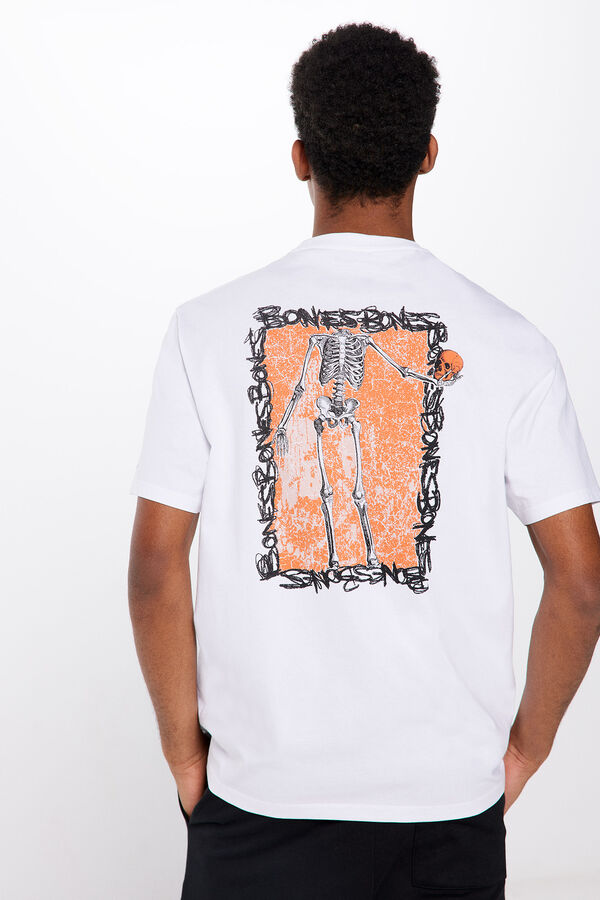 Springfield T-shirt Imagine Dragons Bones branco