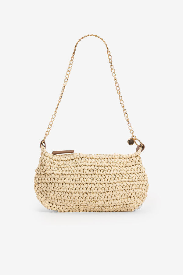 Tiffosi Mala de Tiracolo Efeito Palha cru