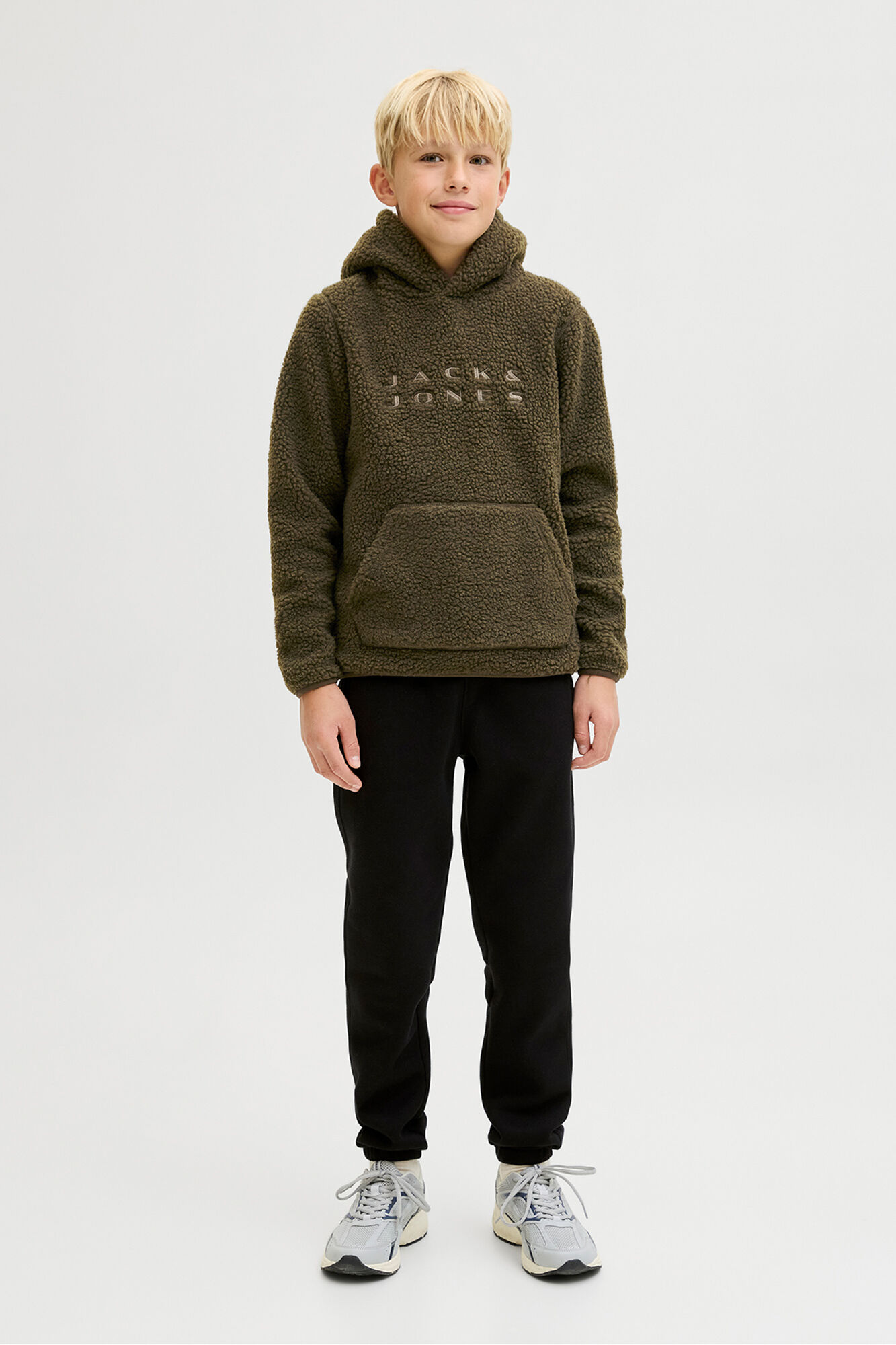 Jack & Jones Junior Sudadera Teddy con capucha