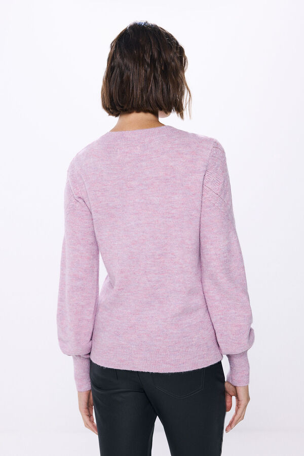 Springfield Jersey detalles pointelle morado/lila
