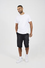 Brave Soul Shorts denim soltos cinzento