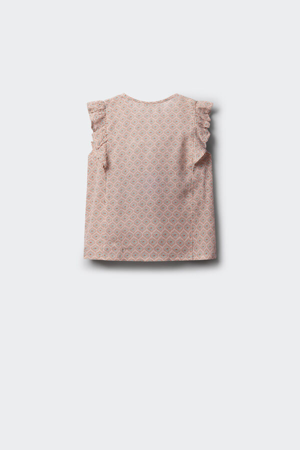 Springfield Kids Blusa de amarrar para menina cru