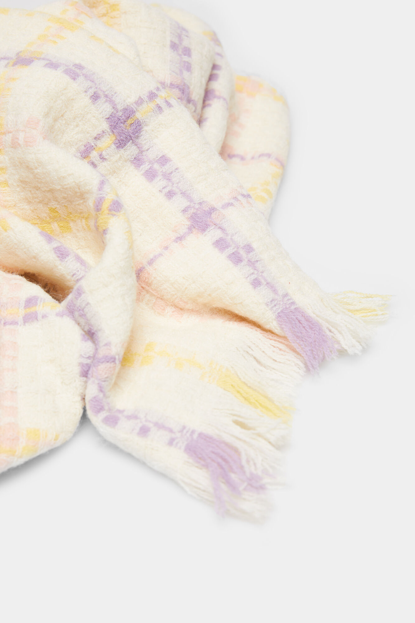 Springfield Cachecol Estrutura Quadrados Roxos