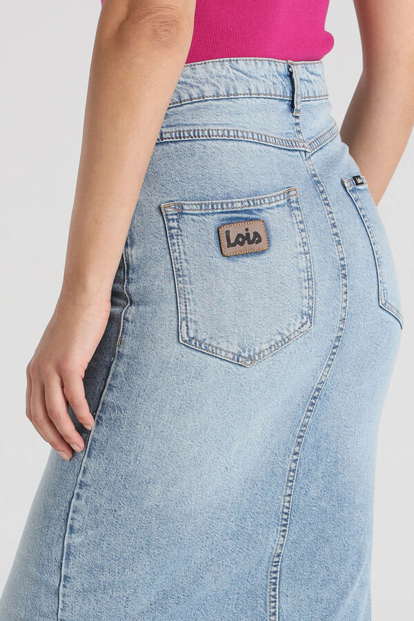 Lois Falda Tejana azul