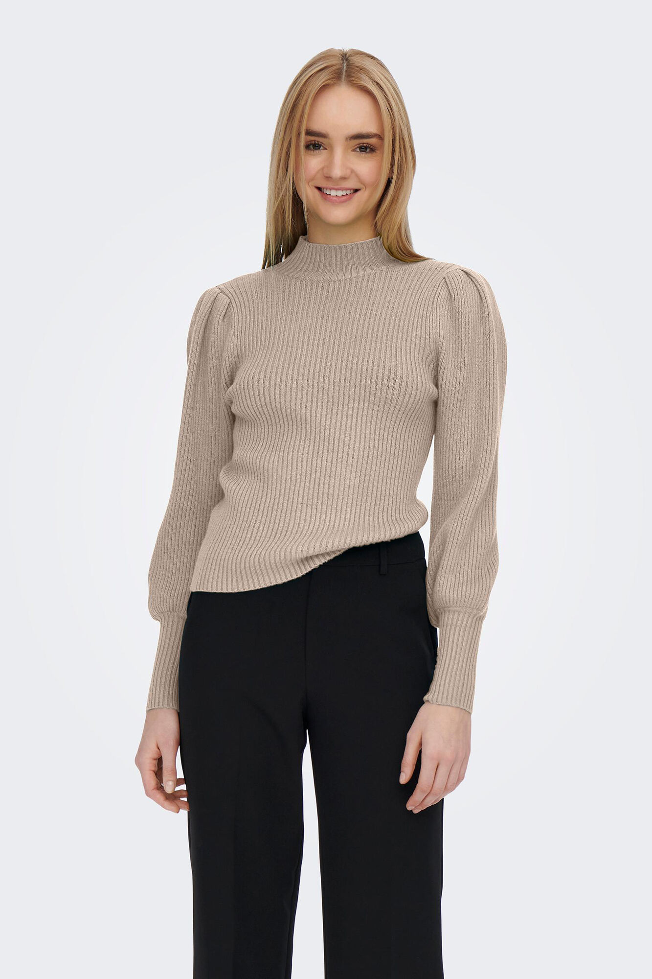 Only Jersey cuello perkins de punto