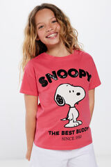 Springfield Kids Camiseta Snoopy ni&ntilde;a rosa