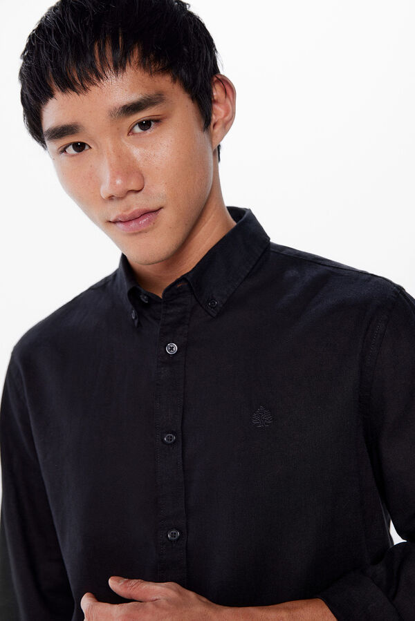 Springfield T-shirt linho cor preto