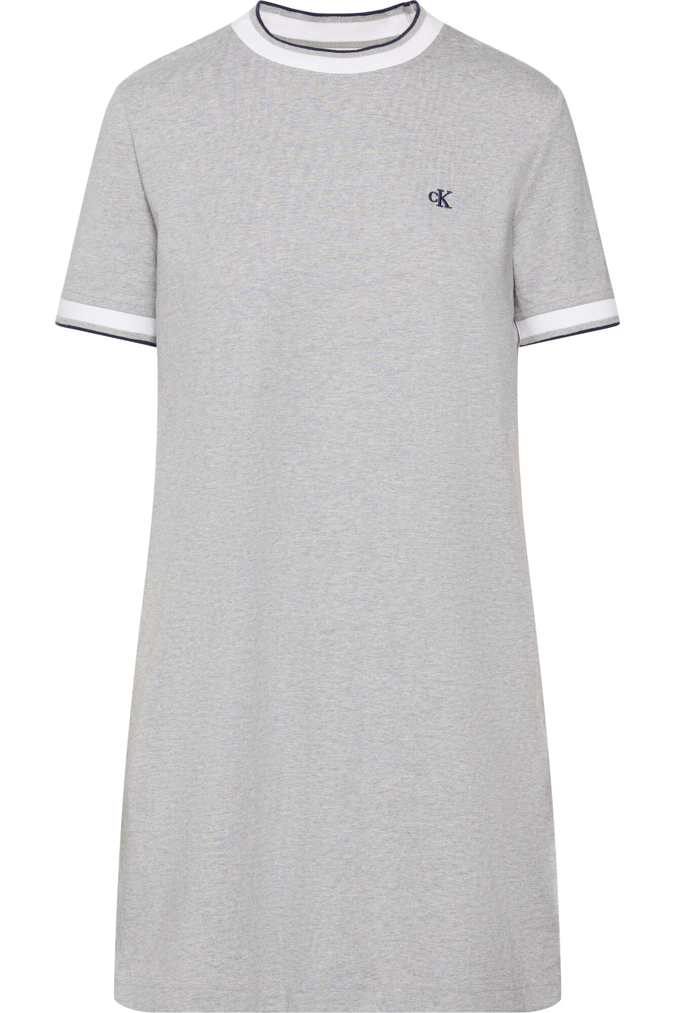 CK Jeans Vestido mini camiseiro