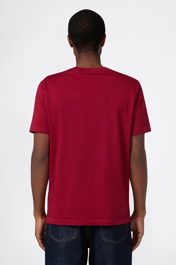 Champion Camiseta Champion com gola caixa vermelho