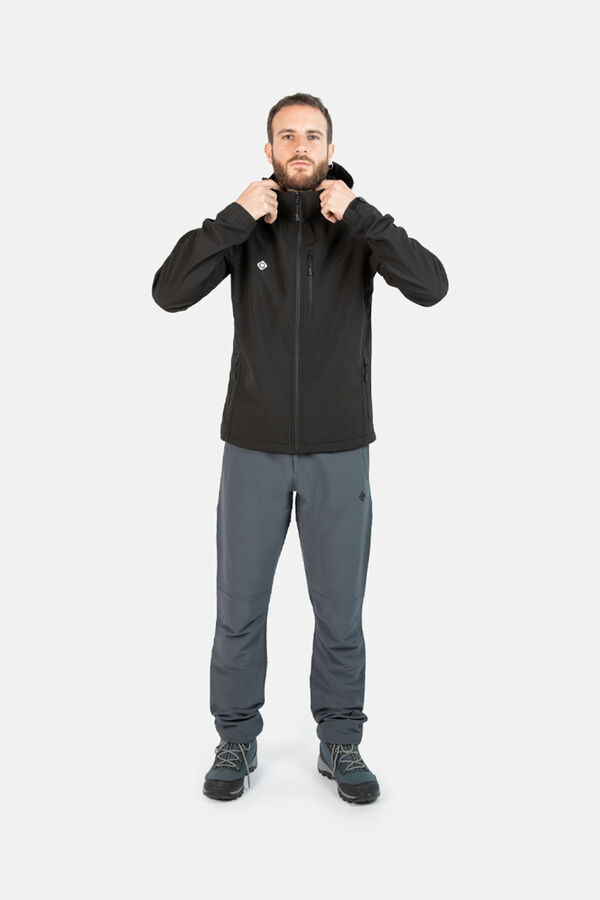 Izas Chaqueta Cortavientos Softshell Haiti negro