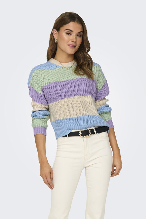 Only Jersey de punto colores verde