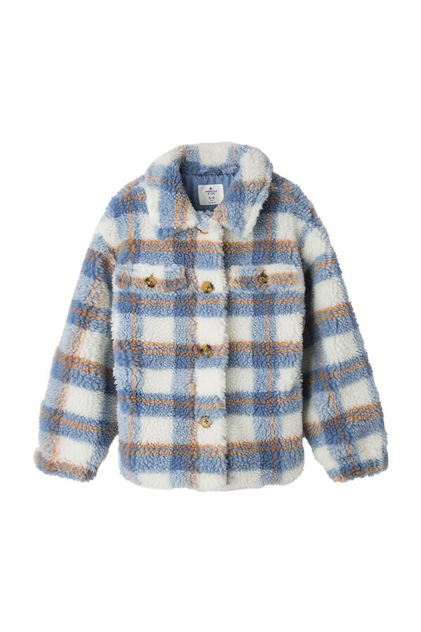 Springfield Kids Sobrecamisa cuadros niña azul