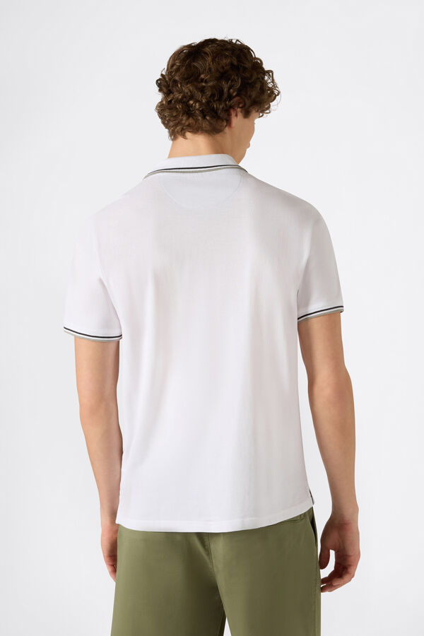 Champion Polo piqu&eacute; branco