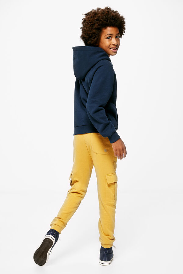 Springfield Kids Pantal&oacute;n jogger cargo ni&ntilde;o amarillo