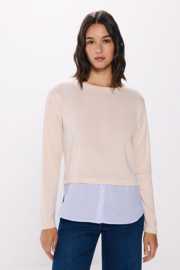 Springfield T-shirt combinada cru