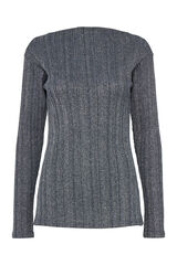 Pieces Camiseta Lurex azul