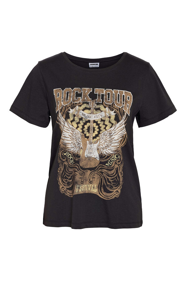 Noisy May Camiseta Regular Manga Corta gris