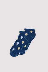 Springfield Calcet&iacute;n tobillero globo azul