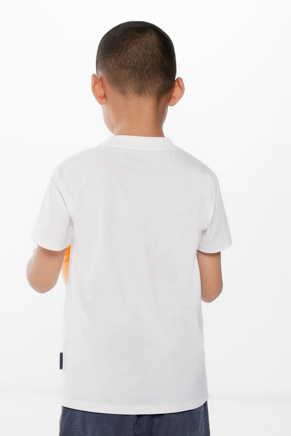 Springfield Kids T-shirt print dinossauro menino bege