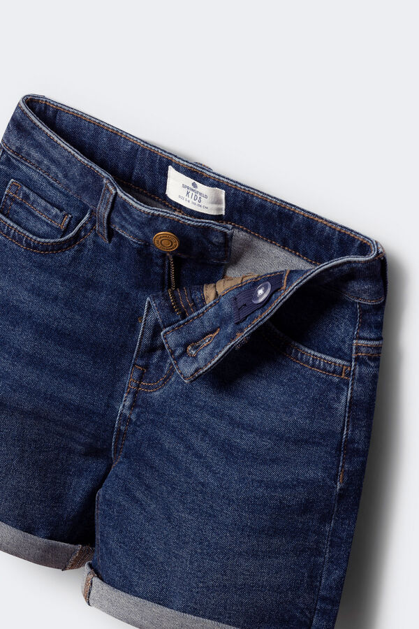 Springfield Kids Bermudas denim rapaz azul